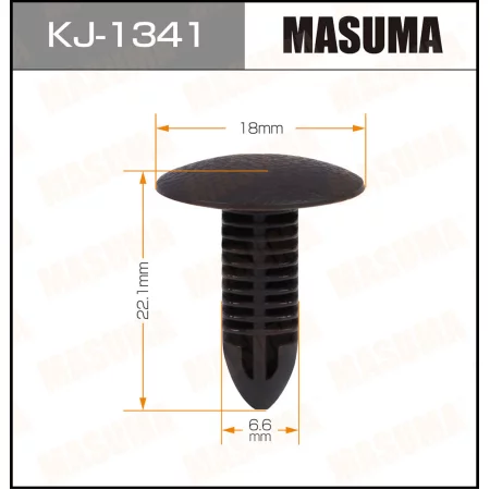 Клипса пластиковая Masuma, KJ-1341
