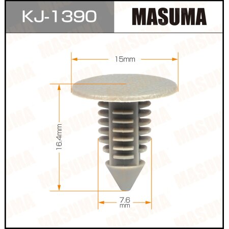 Клипса пластиковая Masuma, KJ-1390