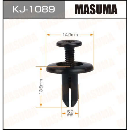 Клипса пластиковая Masuma, KJ-1089