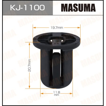 Клипса пластиковая Masuma, KJ-1100