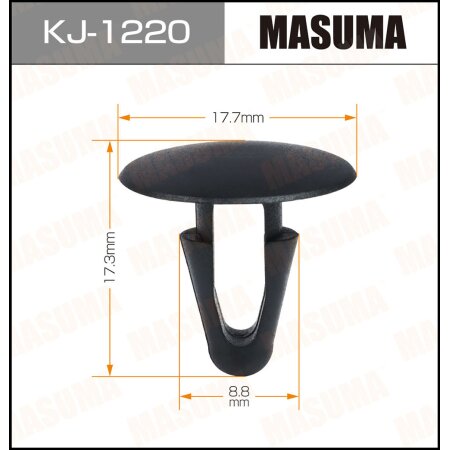 Клипса пластиковая Masuma, KJ-1220