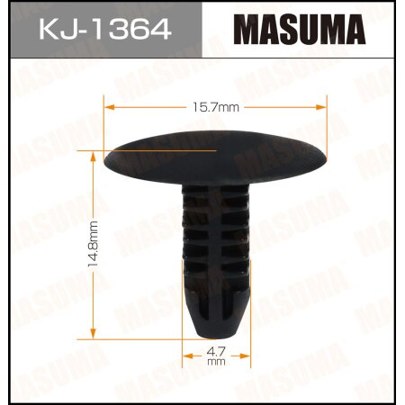 Клипса пластиковая Masuma, KJ-1364