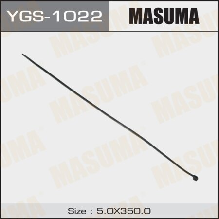 Хомут пластиковый MASUMA черный 5х350 (уп.100шт), YGS-1022