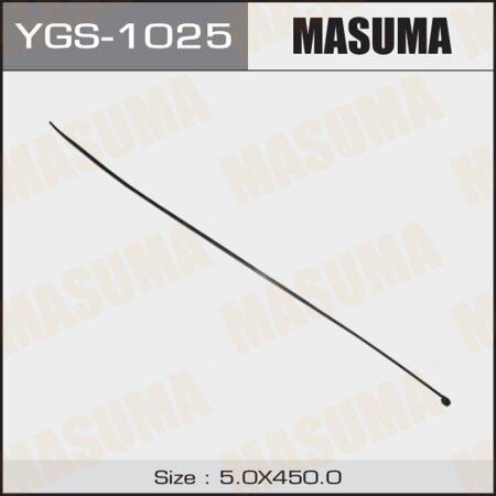 Хомут пластиковый MASUMA черный 5х450 (уп.100шт), YGS-1025