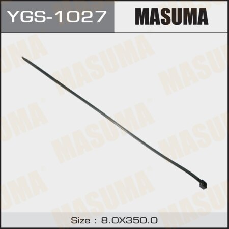 Хомут пластиковый MASUMA черный 8х350 (уп.100шт), YGS-1027