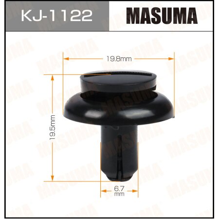 Клипса пластиковая Masuma, KJ-1122