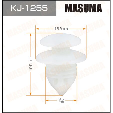Клипса пластиковая Masuma, KJ-1255
