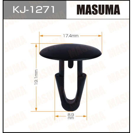 Клипса пластиковая Masuma, KJ-1271