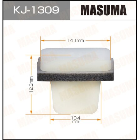 Клипса пластиковая Masuma, KJ-1309