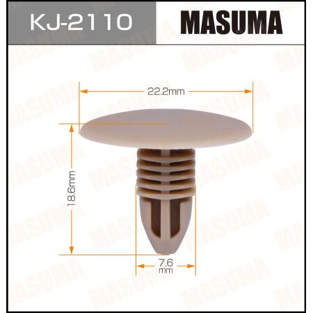 Клипса пластиковая Masuma, KJ-2110