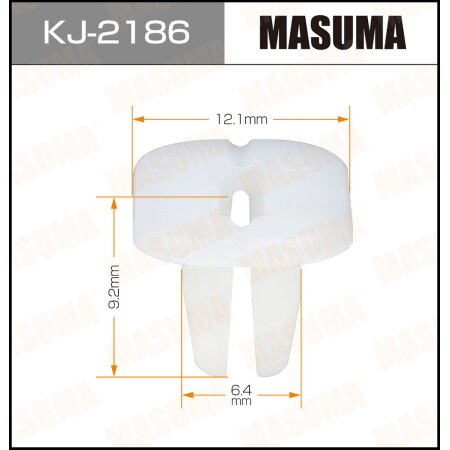 Клипса пластиковая Masuma, KJ-2186