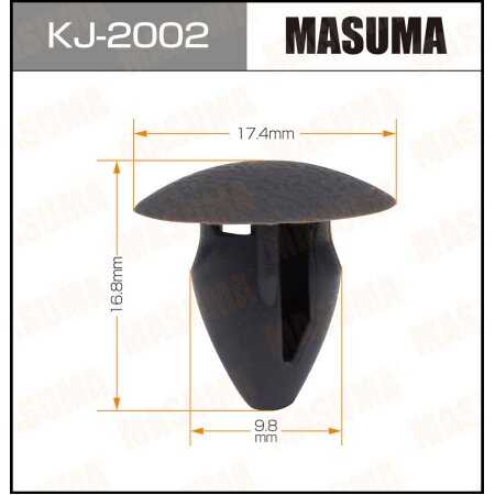 Клипса пластиковая Masuma, KJ-2002