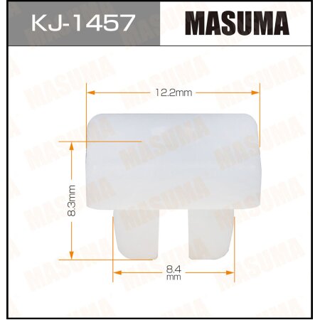 Клипса пластиковая Masuma, KJ-1457