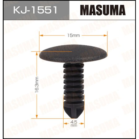 Клипса пластиковая Masuma, KJ-1551