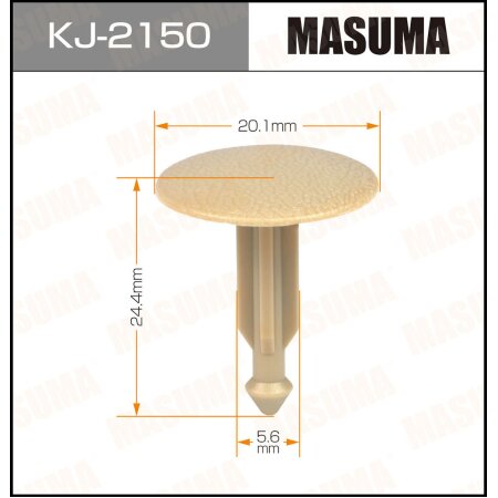 Клипса пластиковая Masuma, KJ-2150