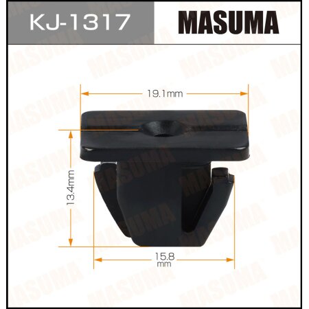 Клипса пластиковая Masuma, KJ-1317