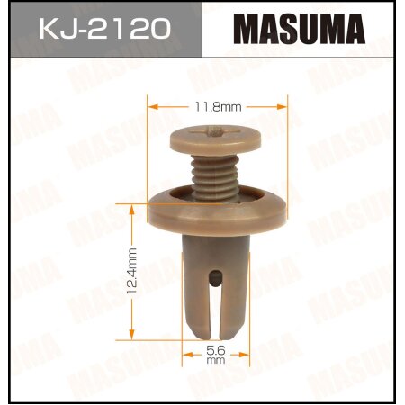 Клипса пластиковая Masuma, KJ-2120