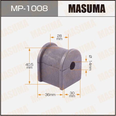 MASUMA MP-1008, Втулка стабилизатора Masuma. Бренд автозапчастей №1 в ...