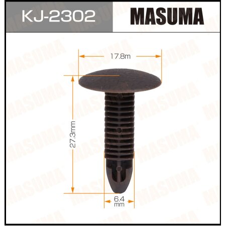 Клипса пластиковая Masuma, KJ-2302
