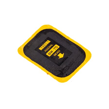 Заплатка кордовая MASUMA для ремонта шин, один слой корда, 50х75mm, BW-75