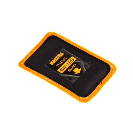 Заплатка MASUMA для ремонта шин, холодная или горячая вулканизация, один слой корда, 80х125mm, BW-125