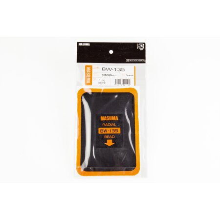 Заплатка MASUMA для ремонта шин, холодная или горячая вулканизация, один слой корда, 90х135mm, BW-135