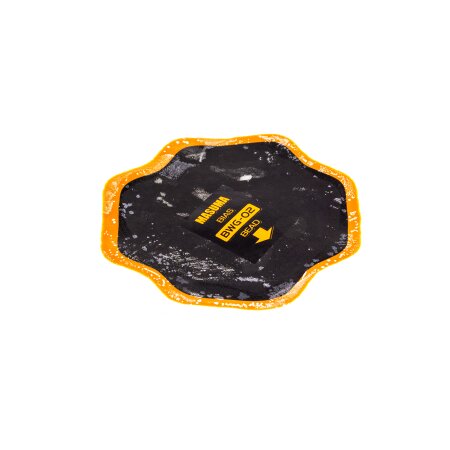 Заплатка MASUMA для ремонта шин, холодная или горячая вулканизация, D100mm. 6 слоев корда, BWG-02