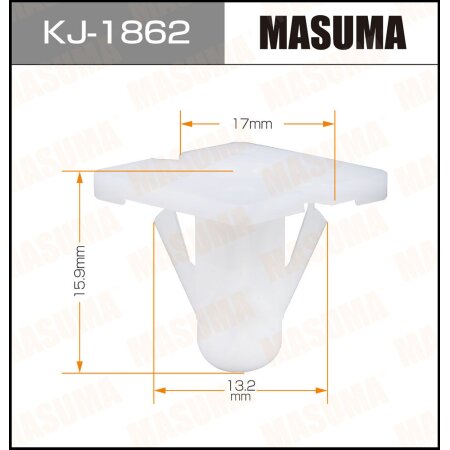 Клипса пластиковая Masuma, KJ-1862