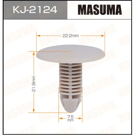 Клипса пластиковая Masuma, KJ-2124