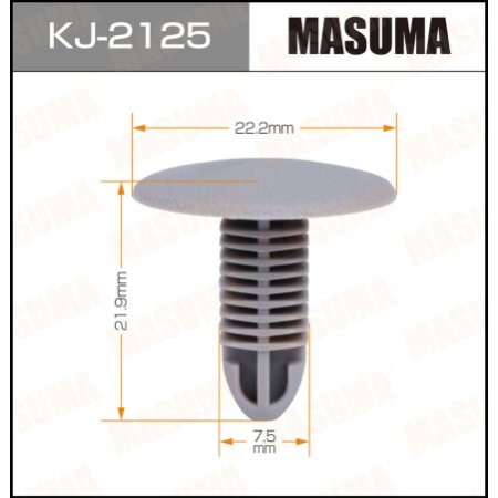 Клипса пластиковая Masuma, KJ-2125