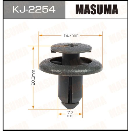 Клипса пластиковая Masuma, KJ-2254