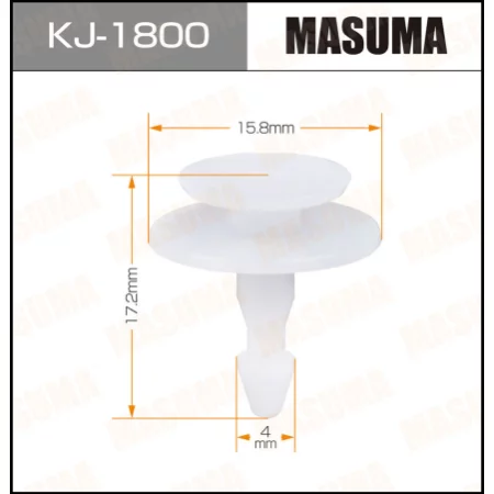 Клипса пластиковая Masuma, KJ-1800
