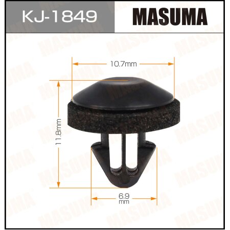 Клипса пластиковая Masuma, KJ-1849