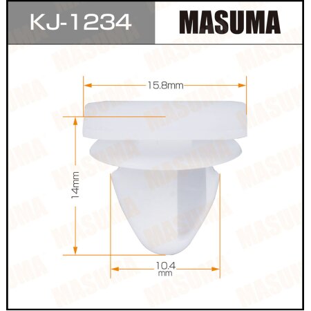 Клипса пластиковая Masuma, KJ-1234