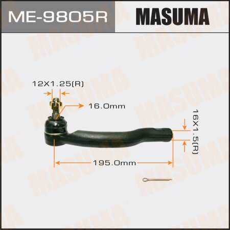 Наконечник рулевой Masuma, ME-9805R