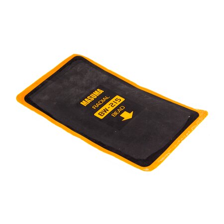 Заплатка MASUMA для ремонта шин, холодная или горячая вулканизация, один слой корда, 125х215mm, BW-215