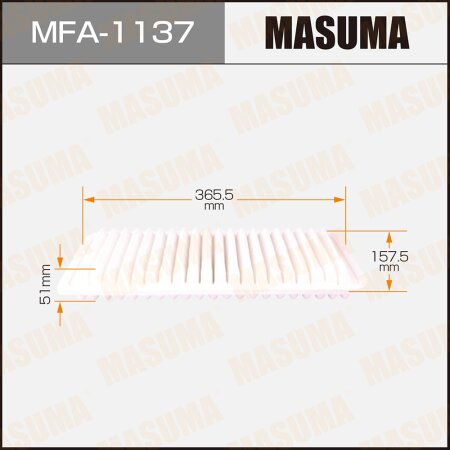 Фильтр воздушный Masuma, MFA-1137