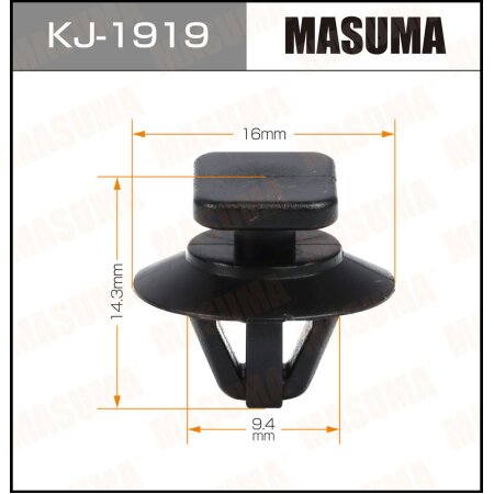 MASUMA KJ-1919, Клипса пластиковая Masuma. Бренд автозапчастей №1 в России