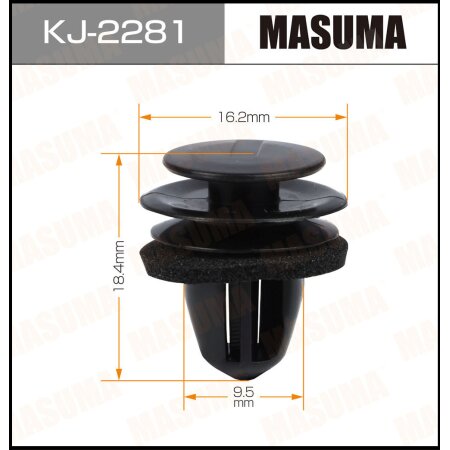 Клипса пластиковая Masuma, KJ-2281