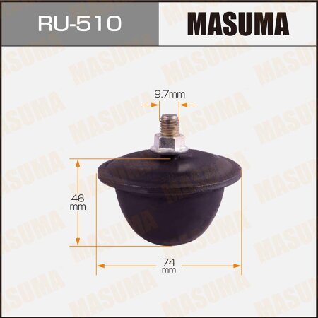 Отбойник (демпфер) резиновый Masuma, RU-510