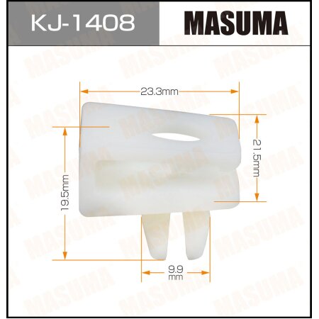 Клипса пластиковая Masuma, KJ-1408