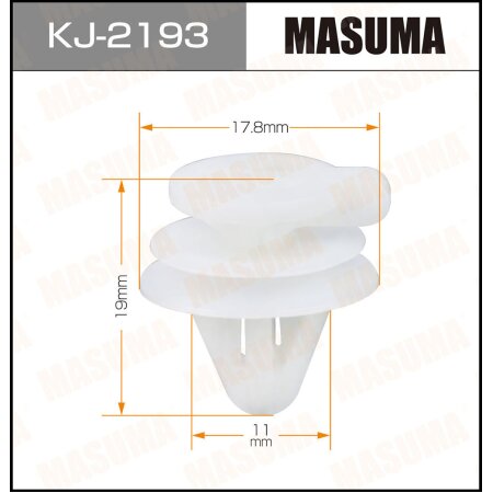 Клипса пластиковая Masuma, KJ-2193
