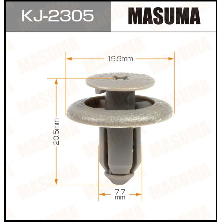 Клипса пластиковая Masuma, KJ-2305