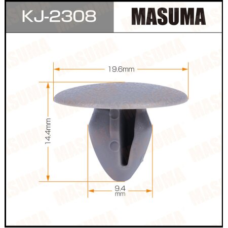 Клипса пластиковая Masuma, KJ-2308