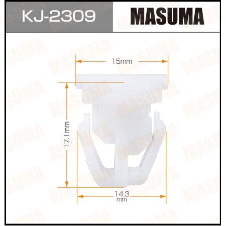 Клипса пластиковая Masuma, KJ-2309