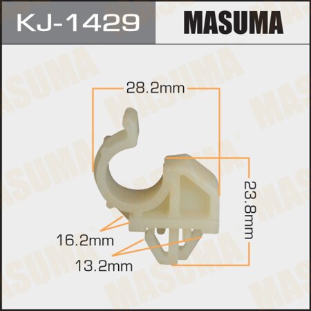 Клипса пластиковая Masuma, KJ-1429