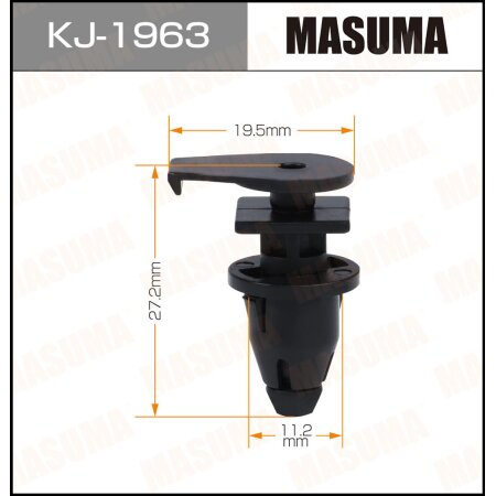 Клипса пластиковая Masuma, KJ-1963