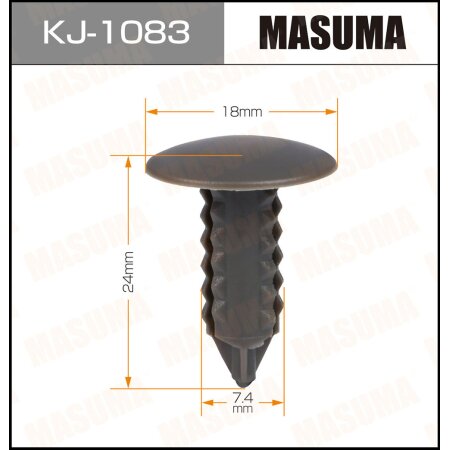 Клипса пластиковая Masuma, KJ-1083