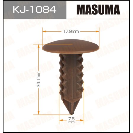 Клипса пластиковая Masuma, KJ-1084