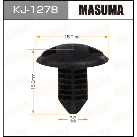 Клипса пластиковая Masuma, KJ-1278